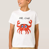 Lustige Krabbenillustration