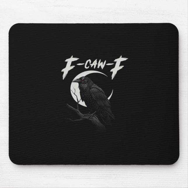 Lustige Krähe Essential Creative Casual Mousepad (Vorne)