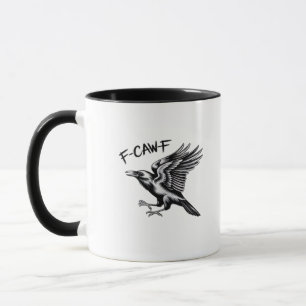 Lustige Krähe F-Caw-F Essential Minimal Sauber Tasse