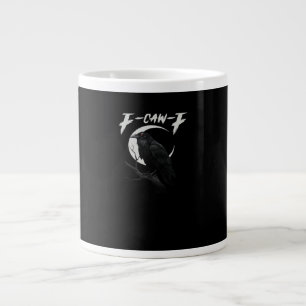 Lustige Krähe Retro-Klassiker-Stil Jumbo-Tasse