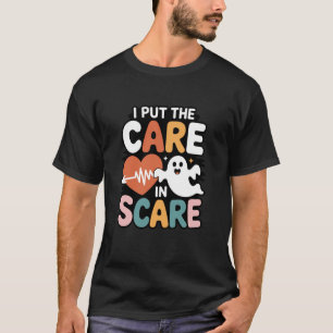 Lustige Krankenpflege-Geist Pflege Schrecken Hallo T-Shirt