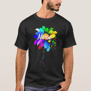 Lustige Krankenschwester Autismus Puzzle Stethosko T-Shirt