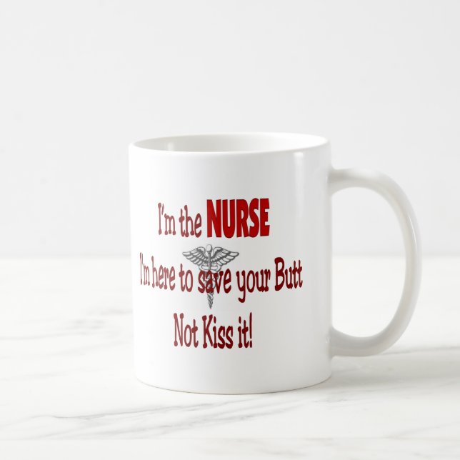 Lustige Krankenschwester-Geschenke Tasse (Rechts)