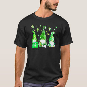 Lustige Krankenschwester Gnome St. Patrick's Day T T-Shirt