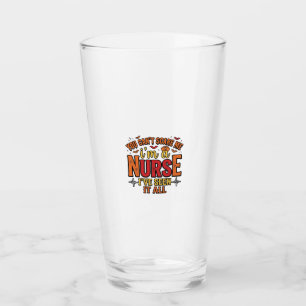 Lustige Krankenschwester Halloween Du Kannst Mich  Glas
