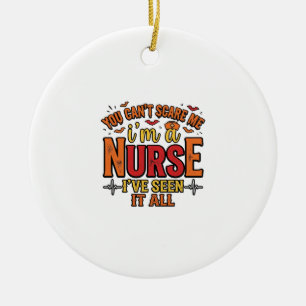Lustige Krankenschwester Halloween Du Kannst Mich Keramik Ornament