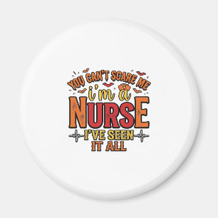 Lustige Krankenschwester Halloween Du Kannst Mich  Magnet