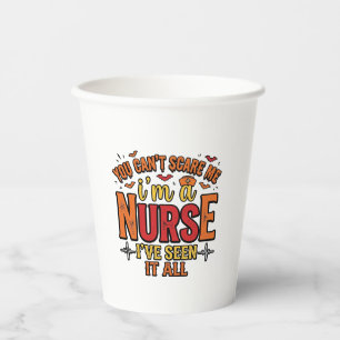 Lustige Krankenschwester Halloween Du Kannst Mich  Pappbecher