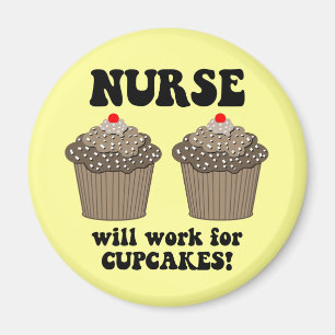 Lustige Krankenschwester Magnet