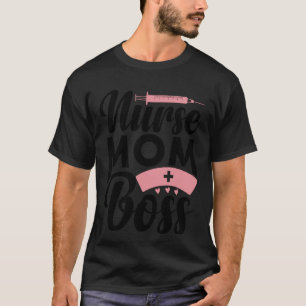 Lustige Krankenschwester Mama Chefin Krankenpflege T-Shirt