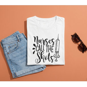 Lustige Krankenschwester-Spritze-Geschenk "Kranken T-Shirt