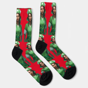 Lustige Krankenschwester vereist es Thunder_Cove Socken