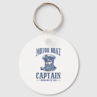 Lustige Kreuzfahrt-Shirts für Männer Motorboot-Kap Schlüsselanhänger