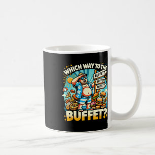 Lustige Kreuzfahrt Wohin geht es zum Buffet Kreuzf Kaffeetasse