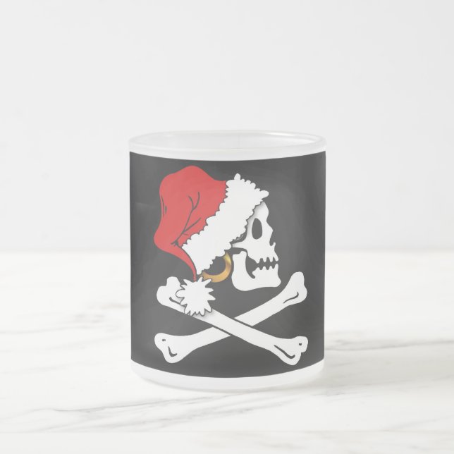 Lustige Kris Kringle mattierte Tasse (Mittel)