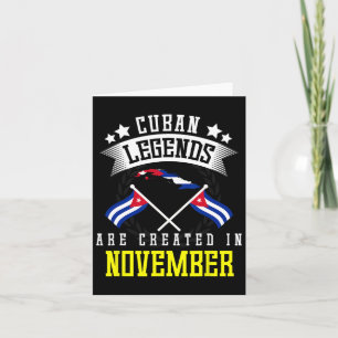 Lustige kubanische Legenden werden im November Kub Karte