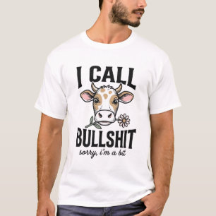 Lustige Kuh, die ich Vintage-Shirt-Design_1 nenne T-Shirt