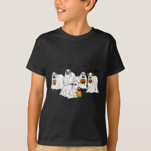 Lustige Kuh Geist Halloween Farmer Süßigkeit oder T-Shirt