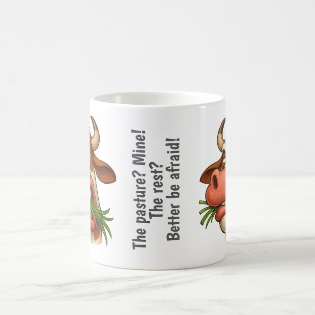 Lustige Kuh Kaffeetasse (Mittel)
