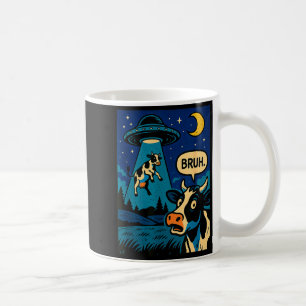 Lustige Kuh Meme Ufo Alien Zoo Jungen Mädchen Kind Kaffeetasse