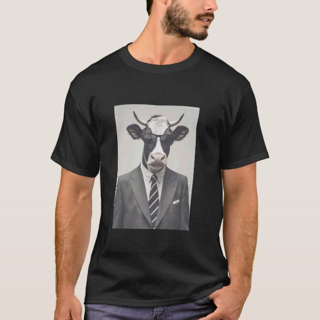 Lustige Kuh T-Shirt (Vorderseite)