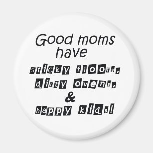 Lustige Kühlschrankmagnetmamma zitiert Magnet