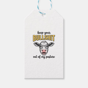 Lustige Kuhweide Vintage-Shirt Design_1 Geschenkanhänger