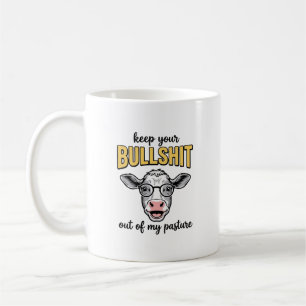 Lustige Kuhweide Vintage-Shirt Design_1 Kaffeetasse