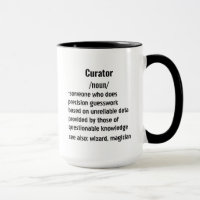 lustige Kuratorendefinitionsgeschenke für Frauen