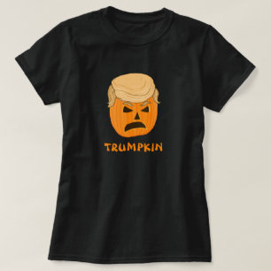 Lustige Kürbis-Kürbislaterne Donald Trumpkin T-Shirt
