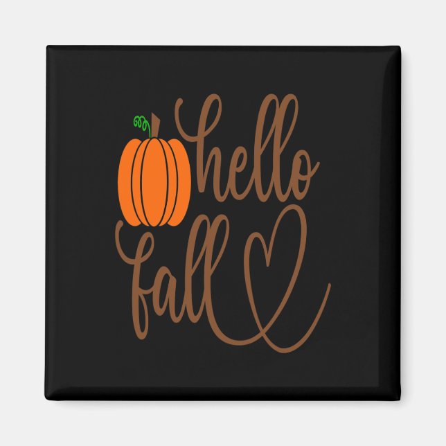 lustige Kürbisgesicht Halloween Magnet (Vorne)