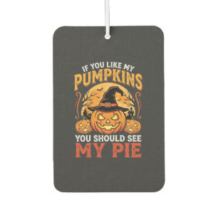 Lustige Kürbisse Halloween-Pie-Design_1 Autolufterfrischer