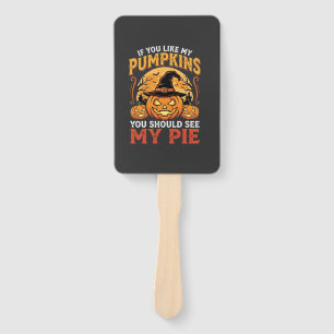 Lustige Kürbisse Halloween-Pie-Design_1 Fächer