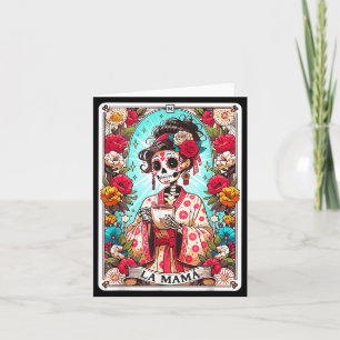 Lustige La Mama Tarotkarte mexikanisches Skelett M Karte