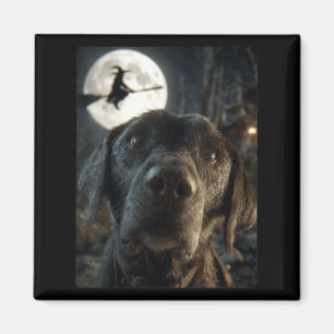 Lustige Labradors Damen Selbstportrait Vollmond Fl Magnet