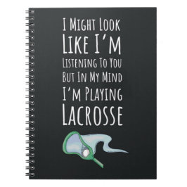 Lustige Lacrosse-Geschenkideen für Spieler und Tea Notizblock