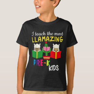 Lustige Lama-Schullehrer-Geschenk Zurück zur Schul T-Shirt