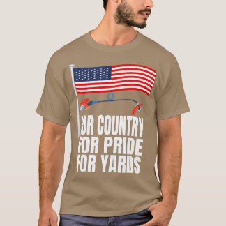 Lustige Landschaftshumor Unkrautvernichter Patriot T-Shirt