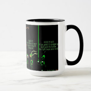 Lustige Laser-Umbau-PferdeCartoon-Tasse Tasse