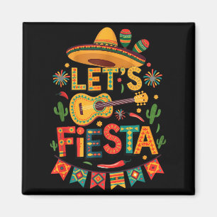 Lustige lasst uns Fiesta Sombrero lustige Gitarre Magnet