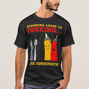 Lustige Lebensmittel Lustige Gewürze Verhütungsmit T-Shirt