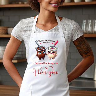 Lustige Lebensmittel Personalisiertes Geschenk für Schürze
