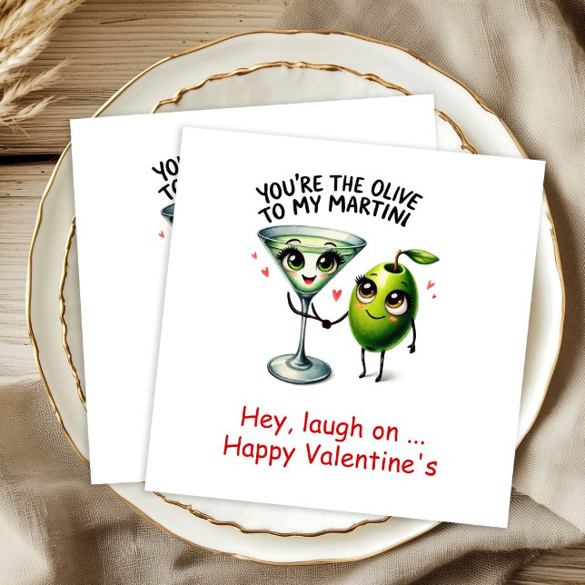 Lustige Lebensmittel Valentinstag Servietten Benut (Cute Cartoon Food Love Valentine Napkins)