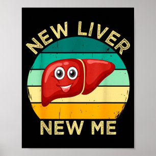 Lustige Lebertransplantation Überlebender Krankhei Poster