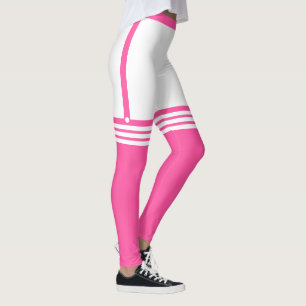 Lustige Leggings mit über dem Knie Socken