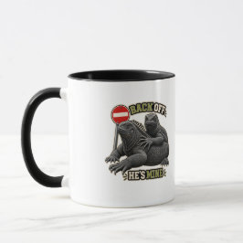 Lustige Leguan Rückzug Sie Gehört Mir Tasse