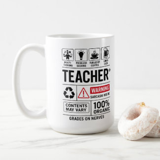 Lustige Lehrer-Definition — Multitasking Kaffeetasse