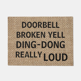 Lustige Leinwand-Fußmatte Fußmatte