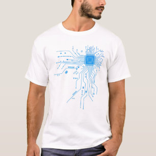 Lustige Leiterplatte Computer Elektronik T-Shirt