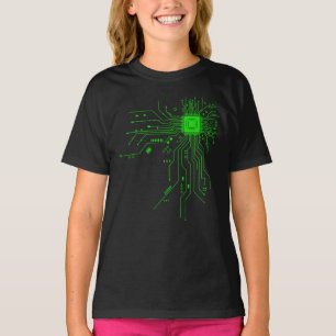 Lustige Leiterplatte Computer Elektronik T-Shirt